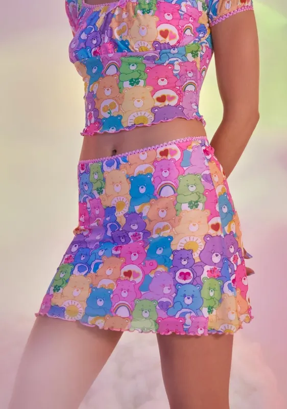 Dream Chaser Mesh Mini Skirt sold by Dolls Kill