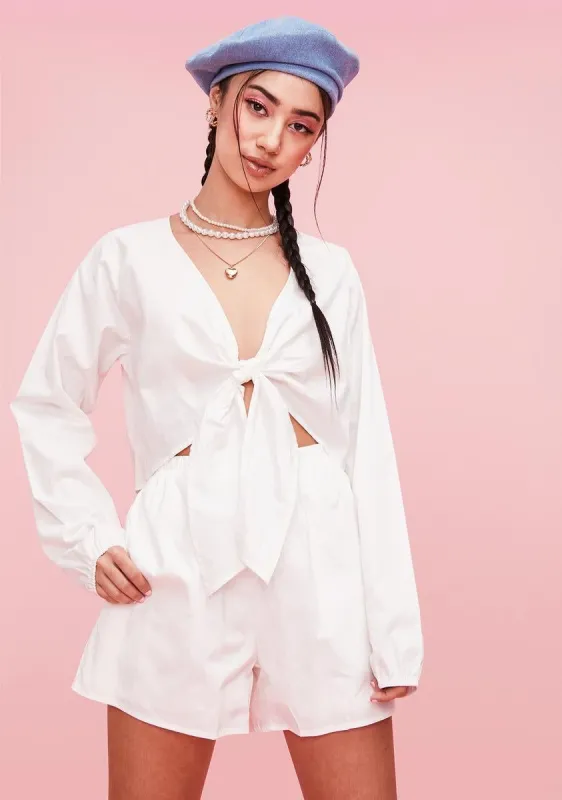 Chic Business Shorts Set sold by Dolls Kill