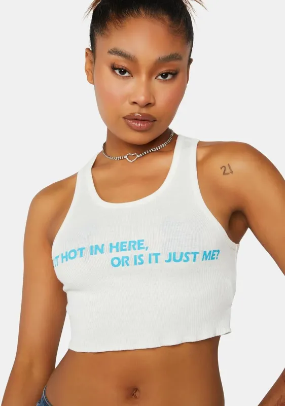 It's Just Me Crop Tank sold by Dolls Kill