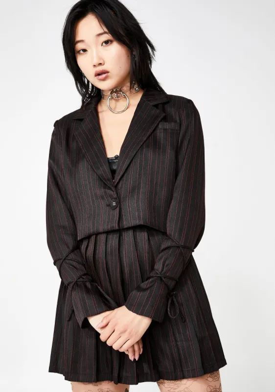 Head Mistress Cropped Jacket sold by Dolls Kill