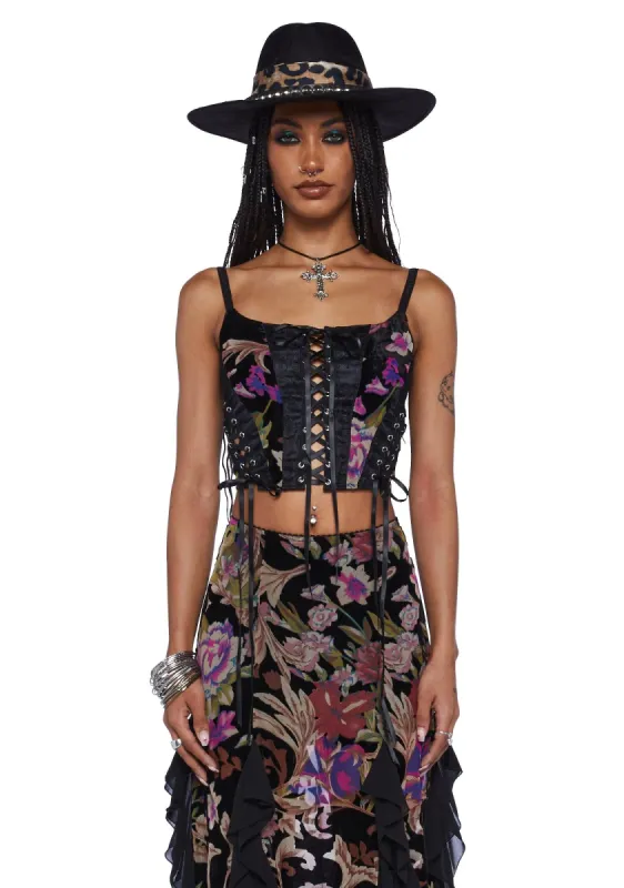 Stumbled On Sublime Corset Top sold by Dolls Kill