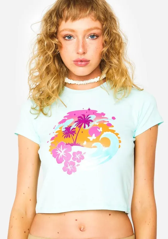 Enjoy Your Stay Baby Tee sold by Dolls Kill