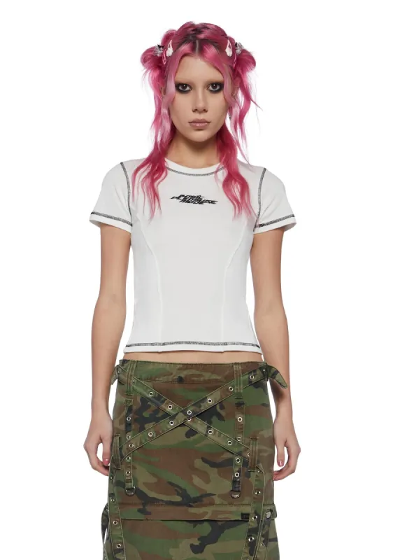 Dazed Baby Tee sold by Dolls Kill