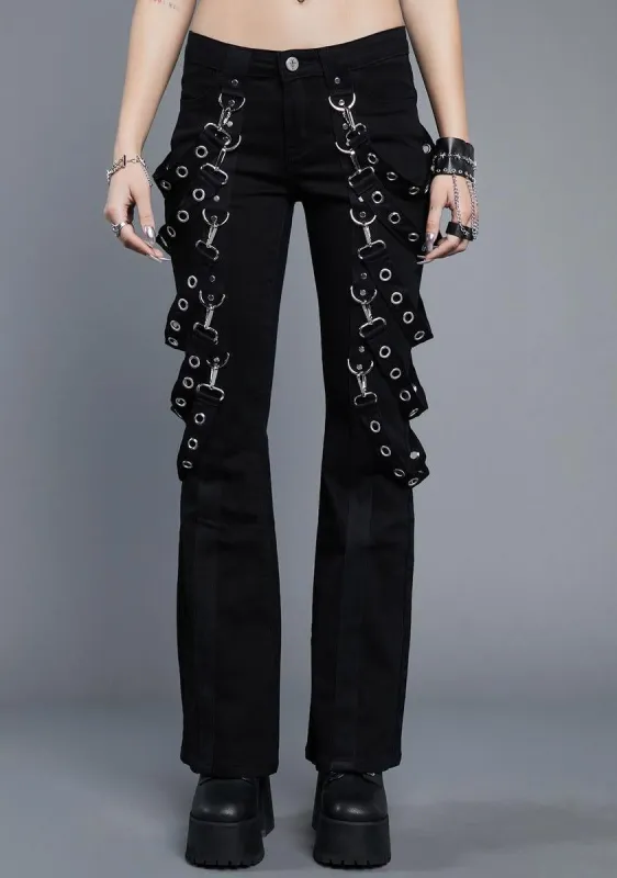 Wreak Havoc Flared Pants sold by Dolls Kill