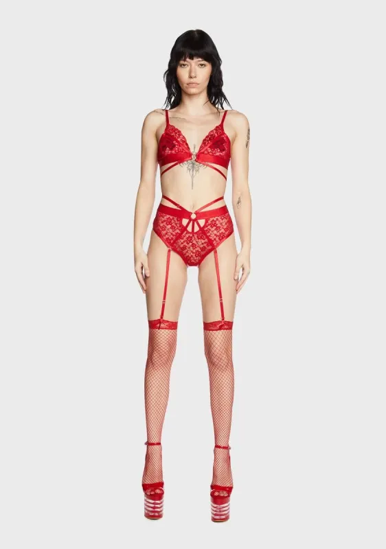 Swanky Nights Lingerie Set sold by Dolls Kill