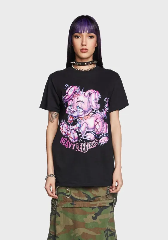 Heavy Feelings Graphic Tee sold by Dolls Kill
