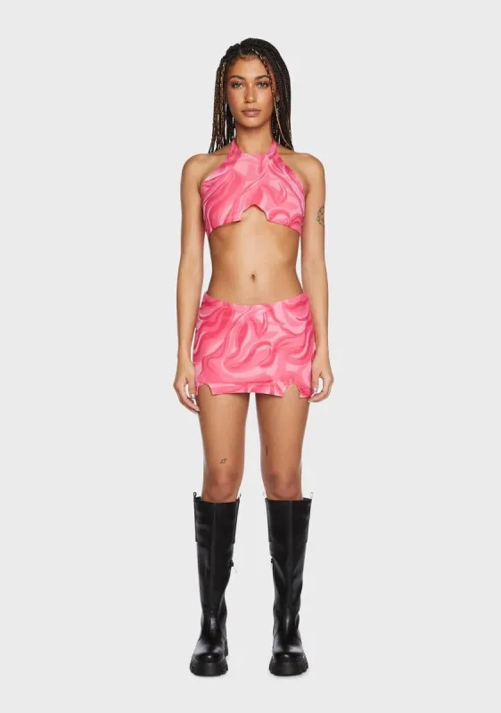 Constant Flex Skirt Set sold by Dolls Kill