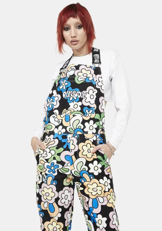 Flower Child Cotton Twill Overalls sold by Dolls Kill