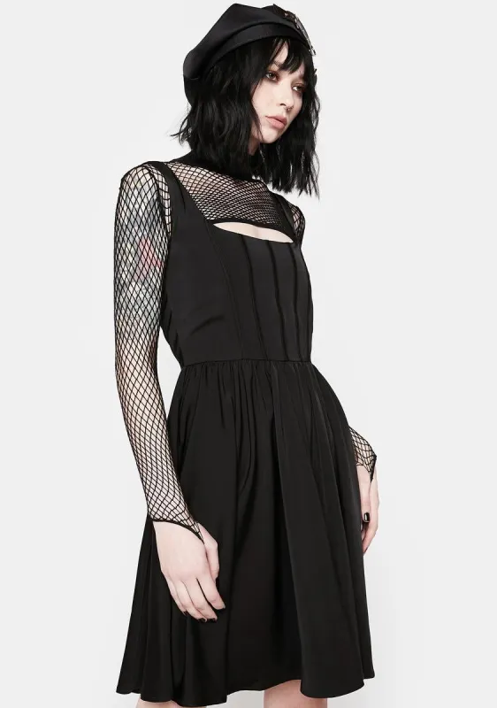 Bad Bad Girl Tank Midi Dress sold by Dolls Kill