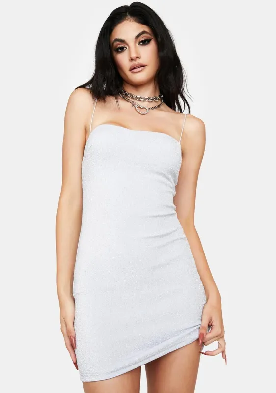 For You Only Sparkle Mini Dress sold by Dolls Kill