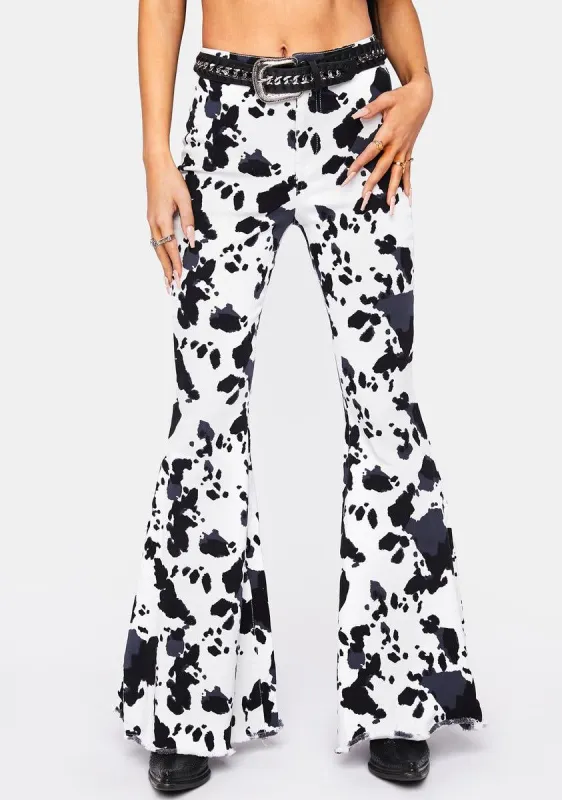 Westward Stride Flare Pants sold by Dolls Kill