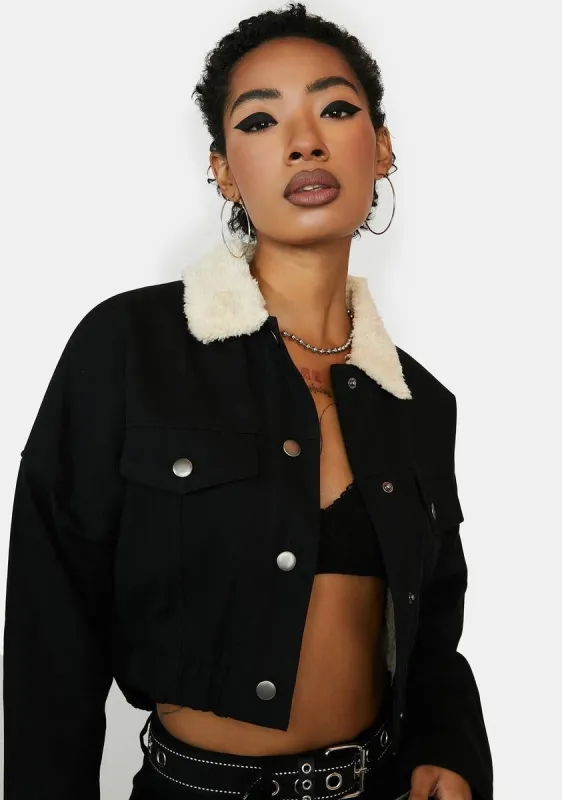 Intent On It Cropped Jacket sold by Dolls Kill