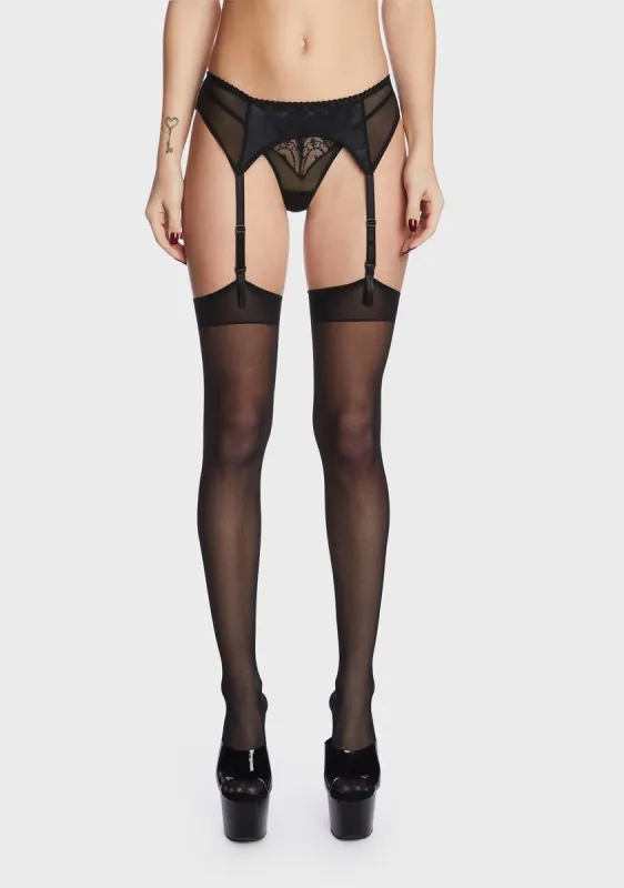 Overtime Pay Garter Belt sold by Dolls Kill