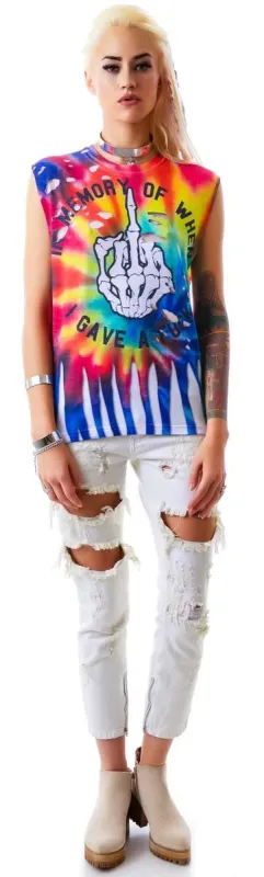 In Memory Tank sold by Dolls Kill