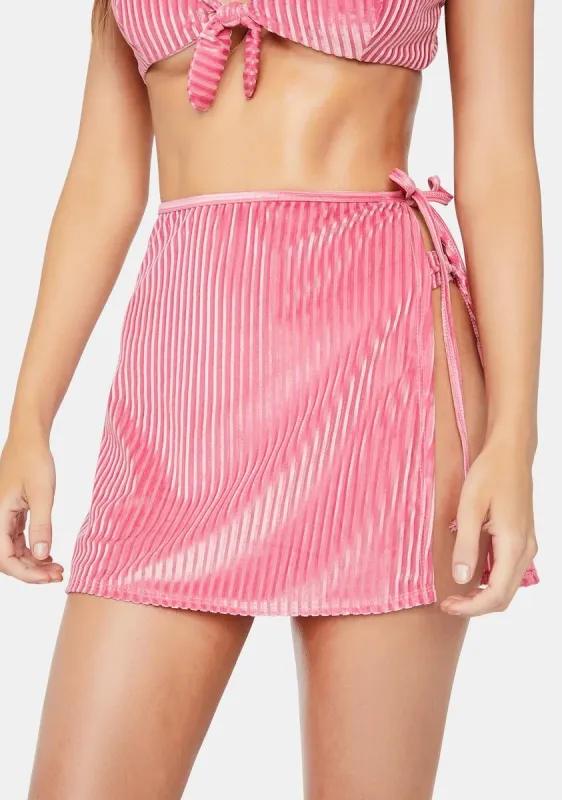 Aglow Wrap Skirt sold by Dolls Kill