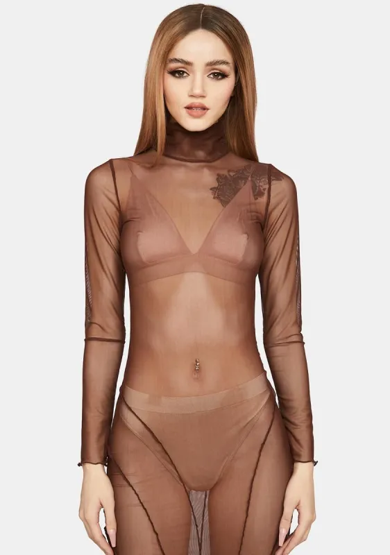 Stop The Presses Sheer Midi Dress sold by Dolls Kill