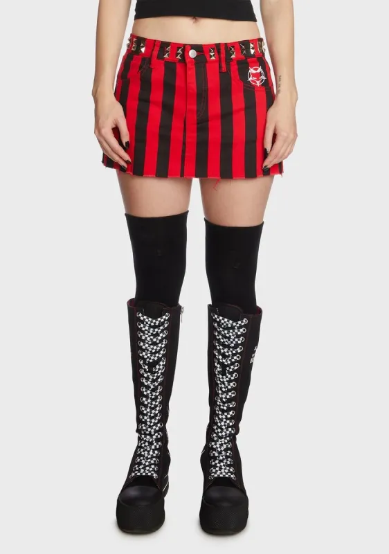 Revenge At Last Mini Skirt sold by Dolls Kill
