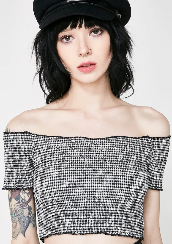 Get Faded Crop Top sold by Dolls Kill