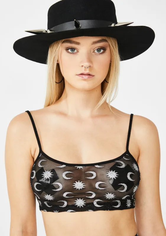 Over The Moon Blink Top sold by Dolls Kill