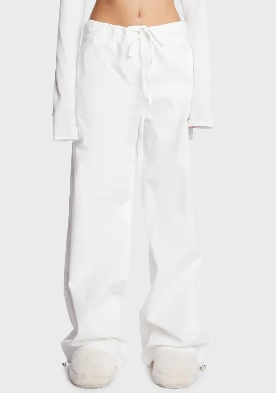 Blanc Break It Off Cargo Pants sold by Dolls Kill