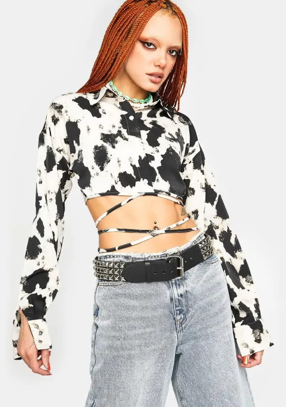 Free Range Wrap Top sold by Dolls Kill