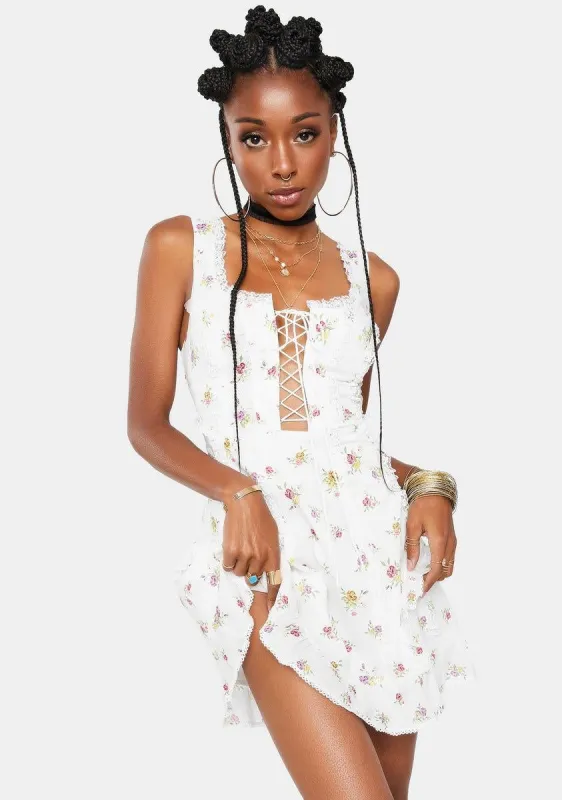 Wildflower Mini Dress sold by Dolls Kill