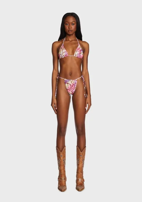 Shore Fusion Bikini Set sold by Dolls Kill