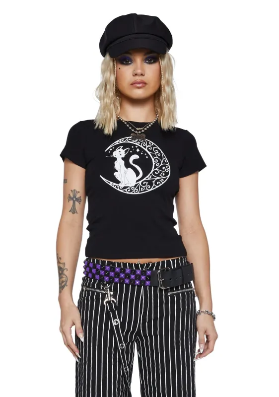 Good Luck Baby Tee sold by Dolls Kill