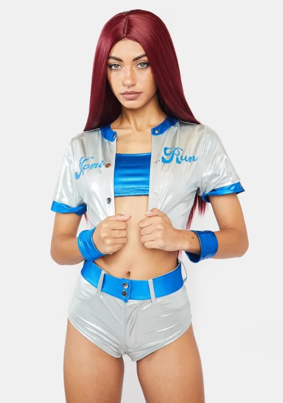 Home Run Baseball Costume Set sold by Dolls Kill