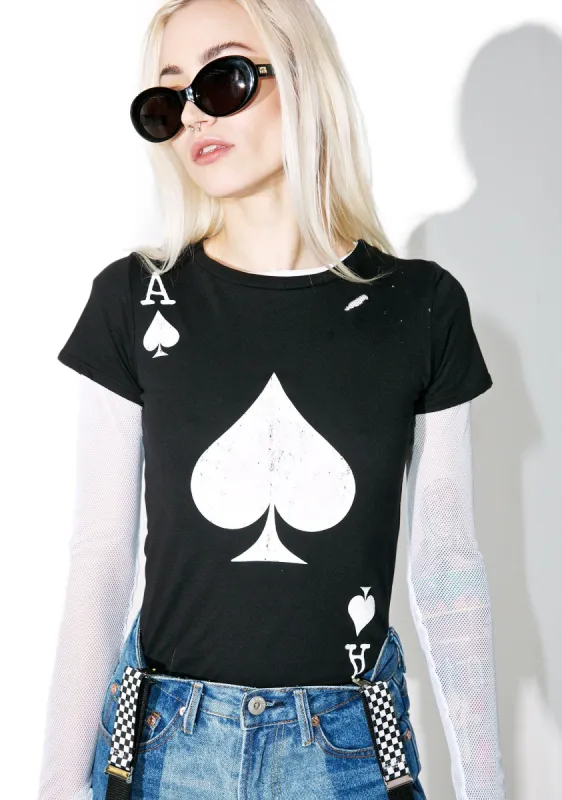 Call 'Em A Spade Tee sold by Dolls Kill