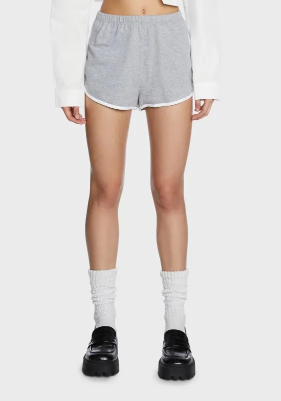 Up To Bat Terry Shorts sold by Dolls Kill
