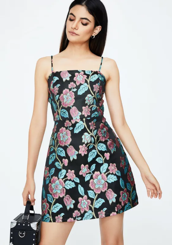 Beautiful Blooms Floral Dress sold by Dolls Kill