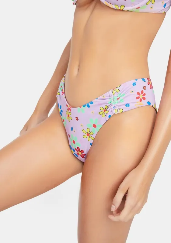 Electric Daisy Calypso Bikini Bottoms sold by Dolls Kill