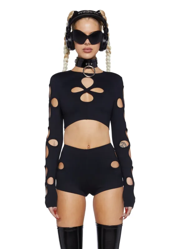 Star Child Long Sleeve Top sold by Dolls Kill