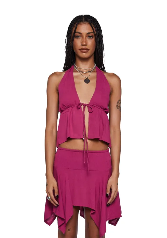 Tarala Halterneck Top sold by Dolls Kill