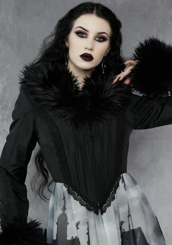 Broken Beyond Repair Corset Jacket sold by Dolls Kill