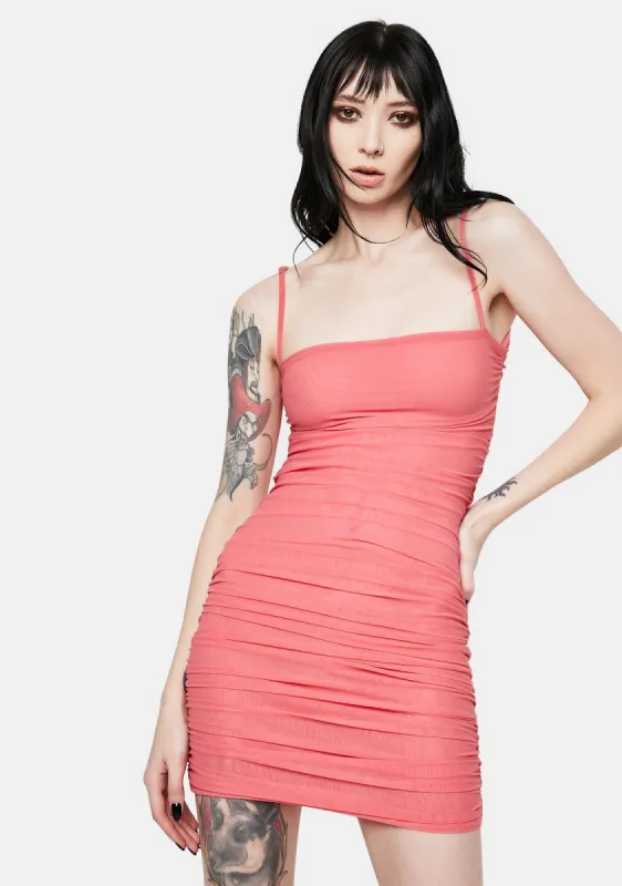 Pink Stone Cold Cut Out Cami Dress sold by Dolls Kill