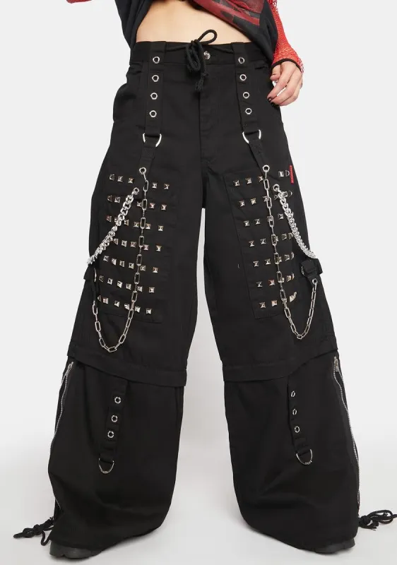 Monster Stud Wide Leg Pants sold by Dolls Kill