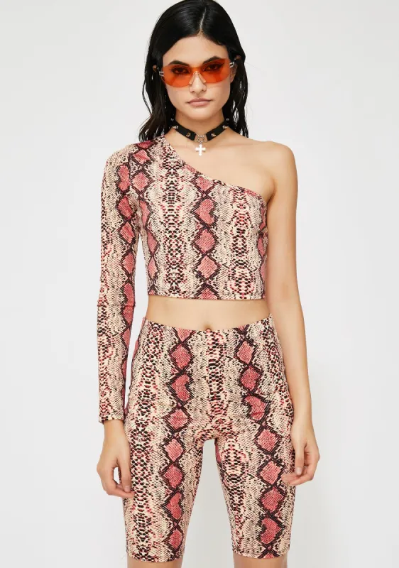 Deadlier Than You Snakeskin Set sold by Dolls Kill