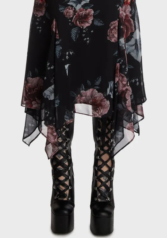 Tie Front Milkmaid Top sold by Dolls Kill