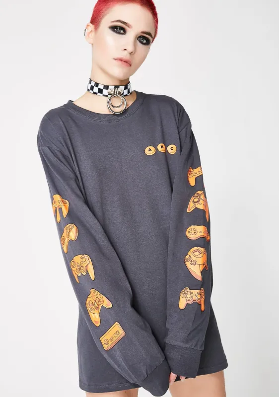 All Systems Go Long Sleeve Tee sold by Dolls Kill