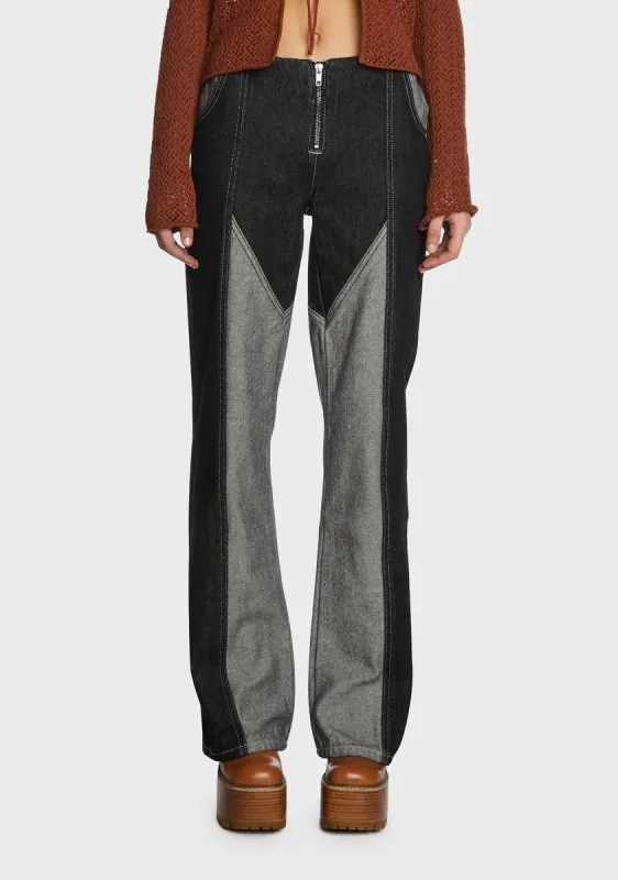 Vulture Low Waist Jeans sold by Dolls Kill