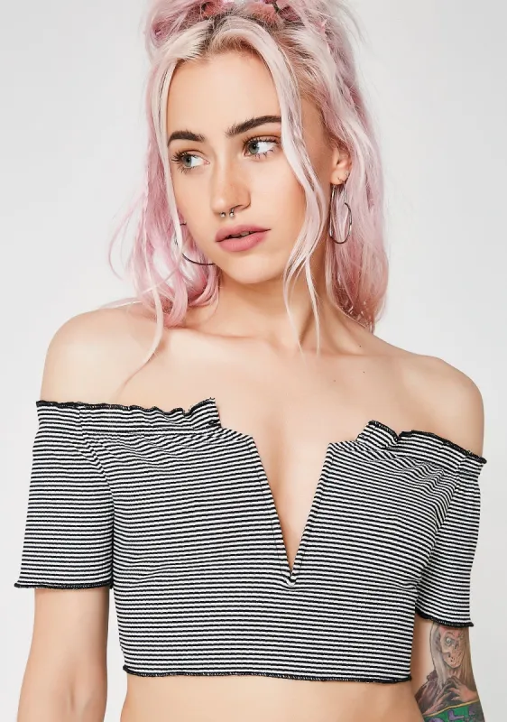 Deep Dive Crop Top sold by Dolls Kill