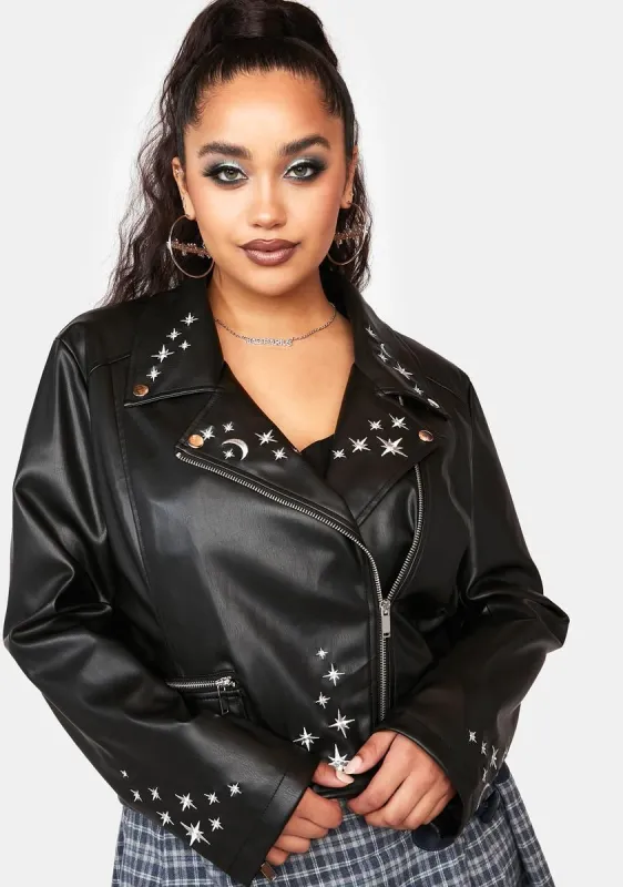 Plus Up For The Challenge Moto Jacket sold by Dolls Kill