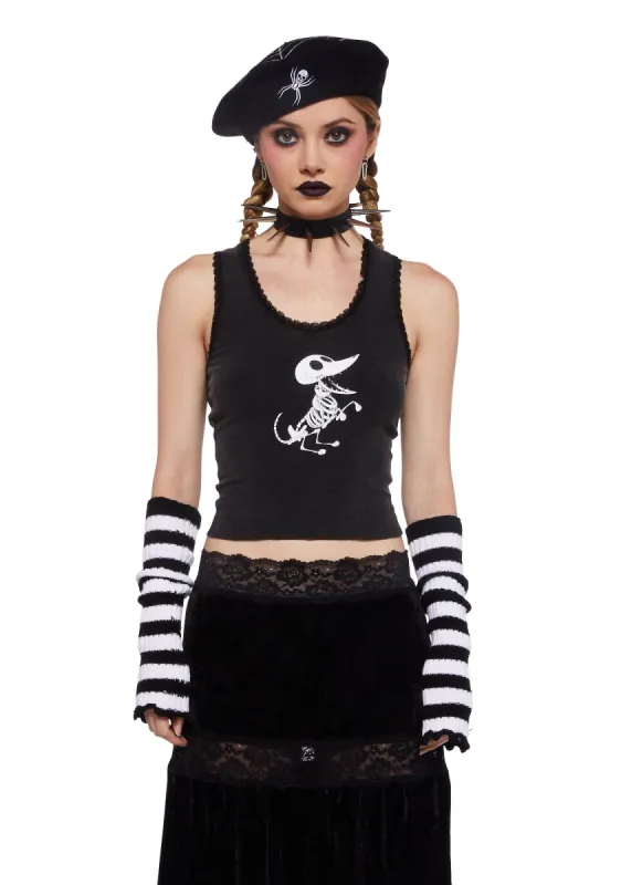 Dandy Ghost Tank Top sold by Dolls Kill
