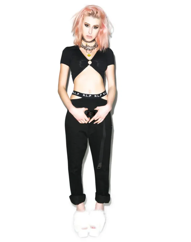 Ringleader Crop Top sold by Dolls Kill