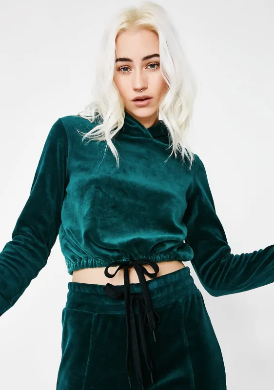 Try Out Cropped Hoodie sold by Dolls Kill