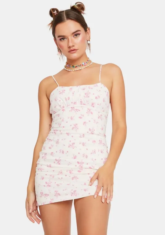 Blooming Heights Floral Mini Dress sold by Dolls Kill