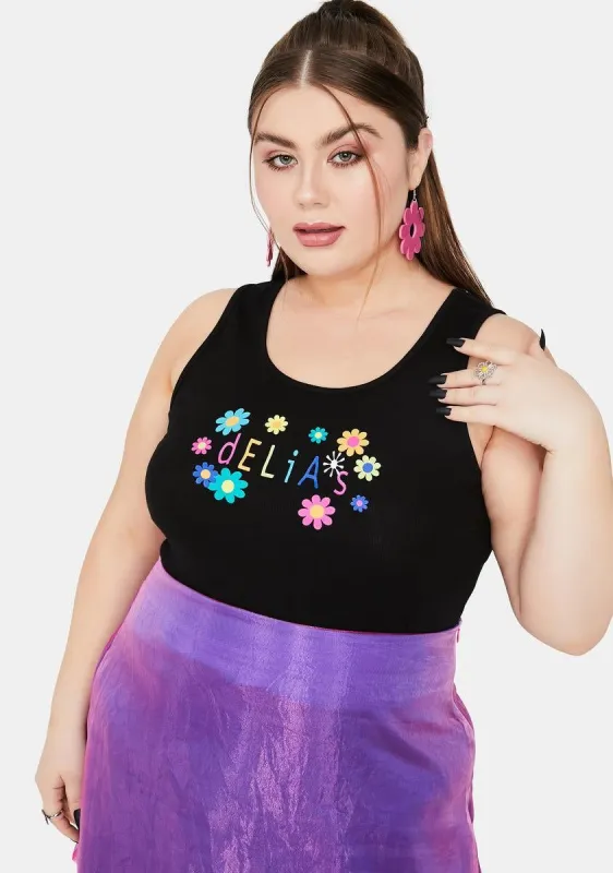 Plus Flowering Heights Graphic Logo Tank sold by Dolls Kill