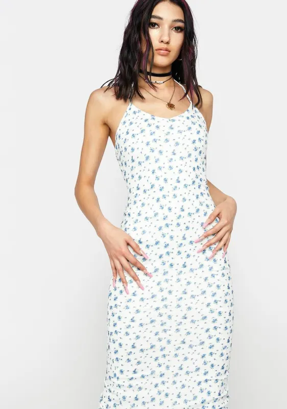 Summer House Floral Midi Dress sold by Dolls Kill